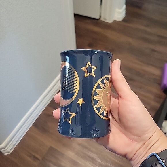 Vintage Spring maid Springmaid Celestial Bathroom Accessory 3pc Sun Moon Stars - Picture 9 of 16